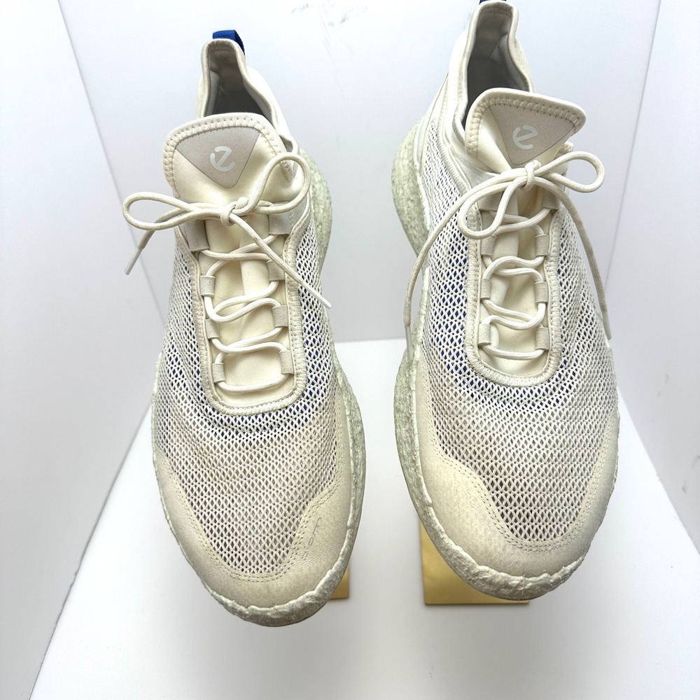 ECCO Biom 2.0 Breathru Mens Off White Mesh Sneakers 800644 US 13 Extra Wide